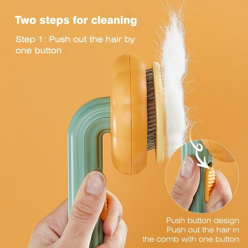 Transform Your Pet Grooming Experience with the Pet Pumpkin Self Cleaning Slicker Grooming Brush