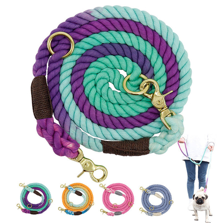 Why Your Pet Deserves the Best: The Multicolor Cotton Pet Long Leash